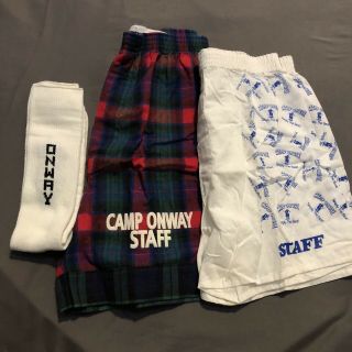 Camp Onway Bsa Staff Socks & Boxers From 1990s -,  Never Worn