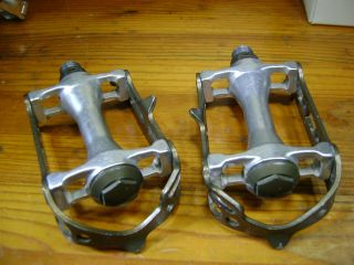 Vintage Mavic Ssc 640 - 641 Quill Road Pedals For Toe Clips 9/16 " Thread