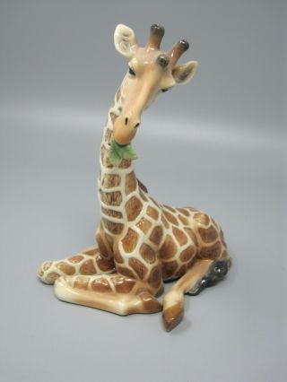 Franz Porcelain 7.  5 " Giraffe Doris Teng Fz00478 Endless Beauty