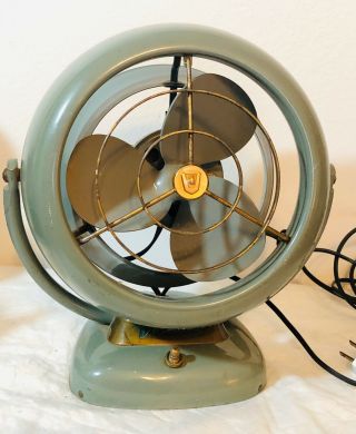 Vintage Antique Vornado Model D16c1 2 - Speed Electric Fan