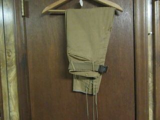 Boy Scout Breeches With Belt & Buckle,  Waist 28 Th2 Uf09