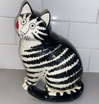 Vintage B.  Kliban Cat Trinket Treat Jar Tastesetter Sigma