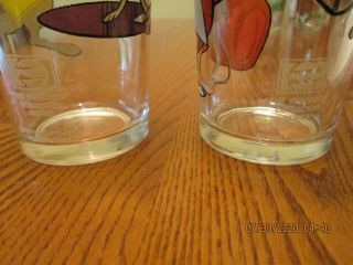 PEPSI THE RESCUERS BERNARD & BIACA SET OF 2 GLASSES 1977 DISNEY 3