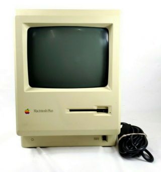 Vintage Apple Macintosh Plus 1mb Computer Model M0001a - Not Fully