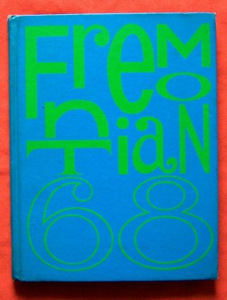 1968 John C Fremont High School Yearbook Los Angeles,  California Unsigned Fine