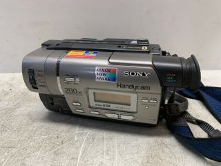 Vintage Sony Handycam Ccd - Tr517 Video 8mm Analog Camcorder -