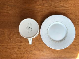 Laura Ashley Lidia Pink Rose Pattern Tea Cup and Saucer 2