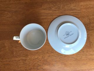 Laura Ashley Lidia Pink Rose Pattern Tea Cup and Saucer 3