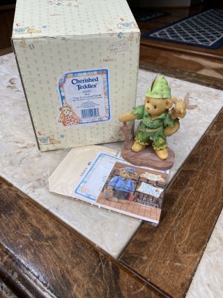 Cherished Teddies - 302457 - Brett - Come To Neverland With Me - Peter Pan