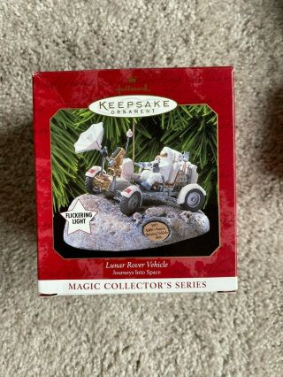 Hallmark Keepsake Ornament,  Lunar Rover Vehicle,  " Journeys Into Space "