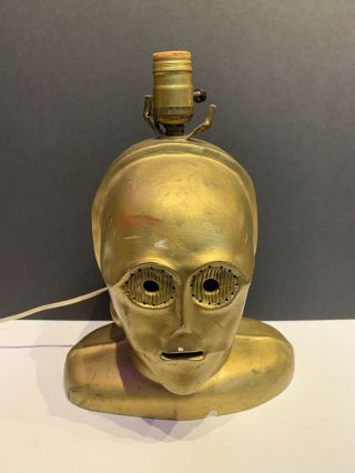 Star Wars C - 3po Ceramic Lamp - Vintage - Find