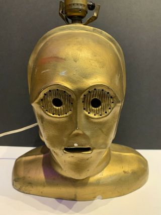 Star Wars C - 3PO Ceramic Lamp - Vintage - FIND 3