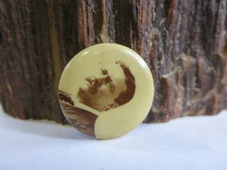 Vtg Teddy Roosevelt Political Campaign Pinback Celluoid Button L3