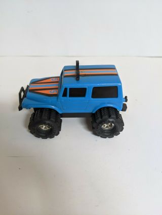 Schaper Stomper 4x4 Blue Jeep Body Vintage 80’s - Lights/motor