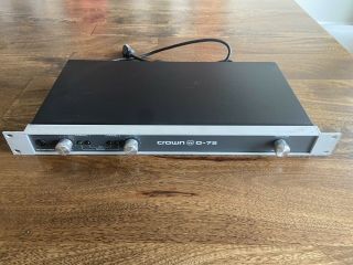 Vintage Crown D - 75 2 Channel Power Amp D75 Made In Usa