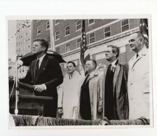 John F.  Kennedy - 35th U.  S.  President - Vintage Wire Service Photograph