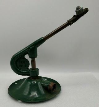 Vintage Cast Iron Rain King Lawn Sprinkler Chicago Flexible Shaft Company G2