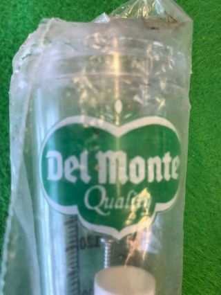 Vintage Del Monte Rain Gauge In Package Last One