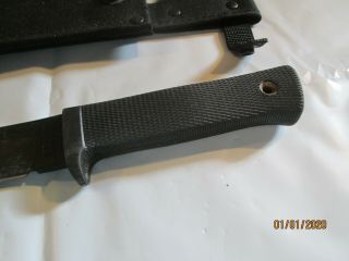 Vintage (MADE in USA) COLD STEEL RECON TANTO CARBON V STEEL SHEATH 3