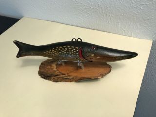 Vintage Dfd Ice Fishing Decoy By Dave Perkins
