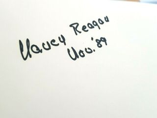 Nancy Reagan My Turn Memoirs Signed Book