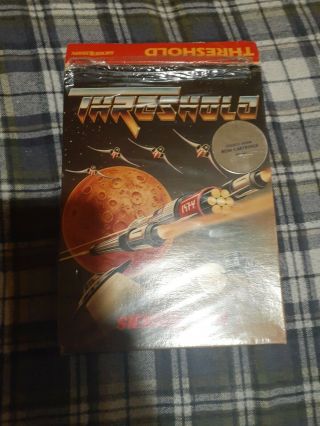Vintage Colecovision Cartridge Game - Threshold Box Cartridge And Instructions