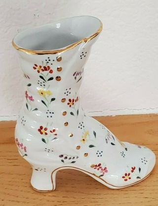 Formalities By Baum Bros Porcelain Shoe/boot Vase