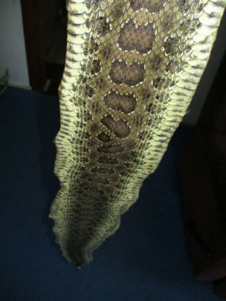 Rattlesnake Skin Prairie Rattle Snake Hide Soft Tanned Wrap Pen Blanks 40 In.  Y5