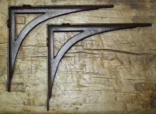 10 Cast Iron Antique Style Angle Brackets Garden Braces Shelf Bracket Cable