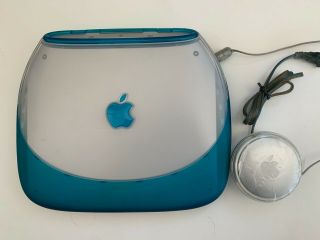 Apple iBook G3 M2453 Clamshell PowerPC Blue Vintage 3