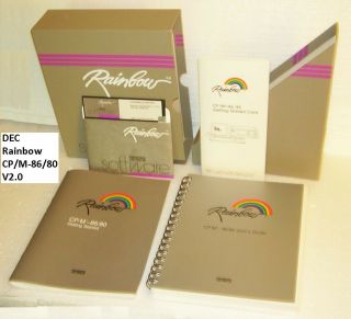 Vintage Digital Equipment Corp.  Dec Rainbow Cpm V2 Operating System,  5.  25 " Disc