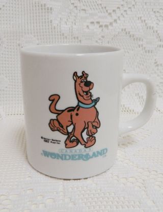 Vtg 1982 Scooby Doo 10 Oz Coffee Mug Hanna Barbera Cartoon Dog Canada Wonderland