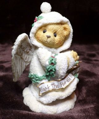 Cherished Teddies Stormi Christmas Angel Bear Dated 1996 6e0/530