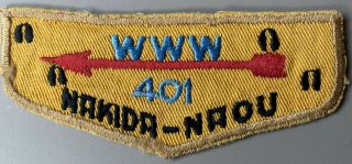 Boy Scout Oa 401 Nakida - Naou Vintage Flap