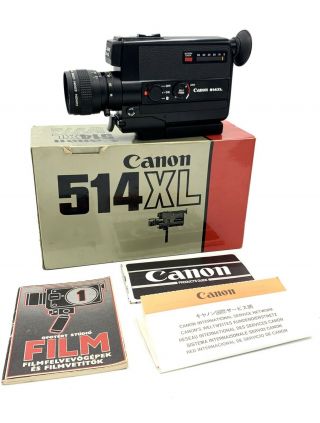 Vintage Canon 514xl 8 8mm Japan Movie Film Camera