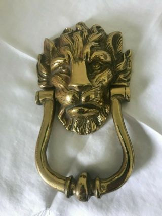Solid Brass Lion 