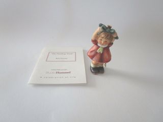 Hummel The Finishing Touch Porcelain Christmas Ornament