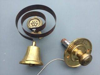 Brass Front Door Bell & Pull