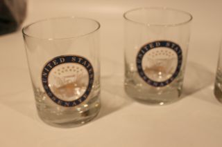 United States Senate Bar Drink Glass Glasses Set - 4 4 