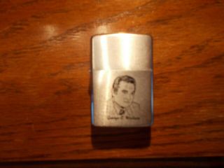 1983 Alabama Gov George Wallace Zippo Lighter,  Only Struck A Few Times