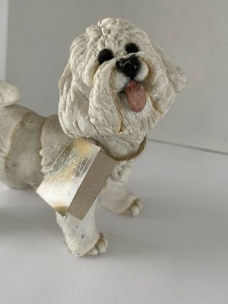 2002 Country Artists A Breed Apart Bichon Frise dog figurine 70028 2