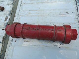Vintage Monitor Cast Iron Hand Hump Water Well Pump Part,  Cj13,  Evansville,  Wis