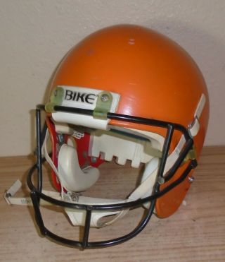 Vintage Bike Football Helmet 1988 With Bike Chin Strap