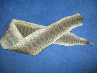 Rattlesnake Skin Prairie Rattle Snake Hide Dry Tanned Wrap Pen Blanks 35 In C4