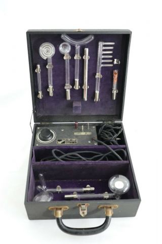 Antique Lana Lux Violet Ray Machine Quack Medicine Medical Device Vtg