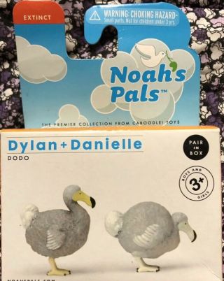 NOAH ' S PALS Dylan Danielle DODO Mailaway extinct Animal PVC figurine figure RARE 2