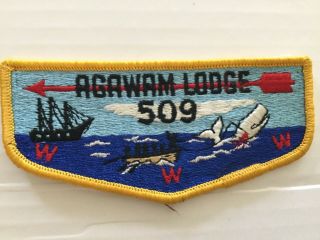Agawam Lodge 509 S1 Older Oa Flap - W