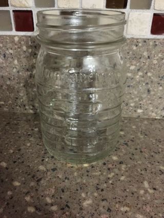 2 Longaberger One Pint Canning Jars - No Lids