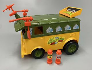 Tmnt Vintage Teenage Mutant Ninja Turtles 1988 Party Wagon Van - Shape