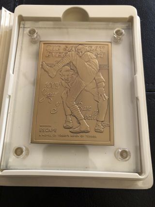 Saturday Evening Post Bronze Norman Rockwell “100 Years Of Baseball” 0433/